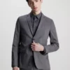 Calvin Klein Veste Blazer Slim En Coton Technique