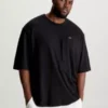 Calvin Klein T-shirt Grande Taille En Maille Avec Poche