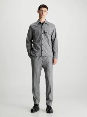 Calvin Klein Surchemise Boxy En Flanelle â Image 4