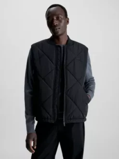 Calvin Klein Gilet En Sergé Matelassé