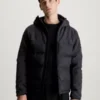 Calvin Klein Veste à Capuche Matelassée Sans Couture