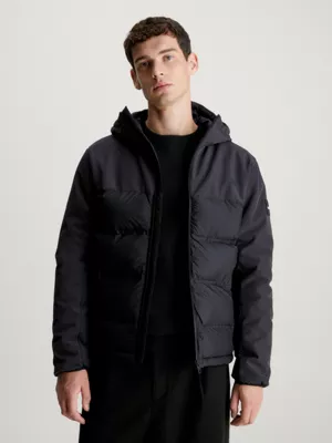 Calvin Klein Veste à Capuche Matelassée Sans Couture