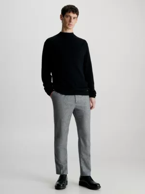 Calvin Klein Pull Côtelé En Laine Mérinos – Image 4