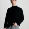 Calvin Klein Pull Côtelé En Laine Mérinos