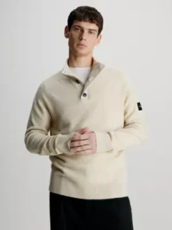Calvin Klein Pull à Col Boutonné