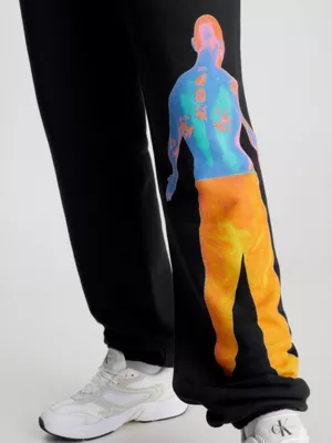 Calvin Klein Pantalon De Jogging Relaxed Unisexe - CK Standard â Image 5