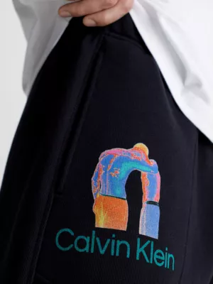 Calvin Klein Pantalon De Jogging Relaxed Unisexe - CK Standard â Image 6