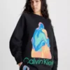 Calvin Klein Sweat-shirt Unisexe Imprimé - CK Standards