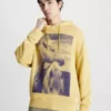 Calvin Klein Sweat à Capuche Relaxed Unisexe Imprimé - CK Standard