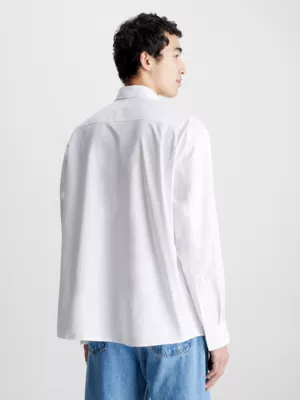 Calvin Klein Chemise Unisexe En SergĂ© De Coton - CK Standards â Image 4