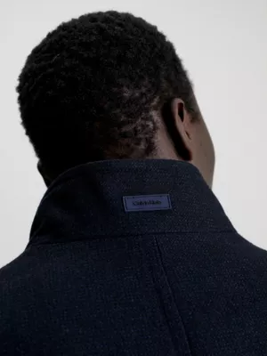 Calvin Klein Manteau En Laine à Col Cheminée – Image 3