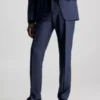 Calvin Klein Pantalon à Pinces Pied-de-poule Slim