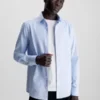 Calvin Klein Chemise Slim En Sergé Texturé