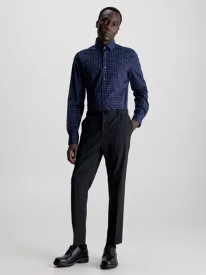 Calvin Klein Chemise Slim ImprimĂ©e En Popeline â Image 4