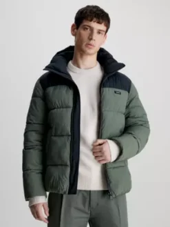 Calvin Klein Veste Matelassée Color-block