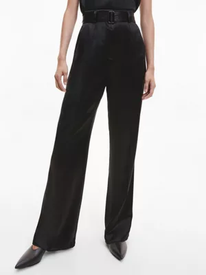 Calvin Klein Pantalon Ample En Satin