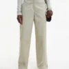 Calvin Klein Pantalon Straight En Sergé Recyclé