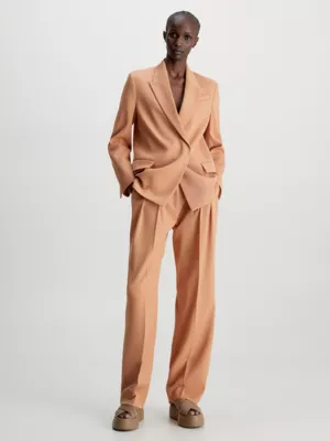 Calvin Klein Blazer En Sergé De Laine Mélangé – Image 4