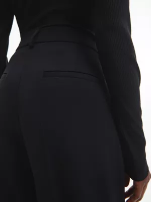 Calvin Klein Pantalon Plissé En Sergé De Laine – Image 4