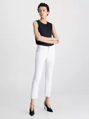 Calvin Klein Jean Slim Mid Rise Longueur Cheville â Image 4