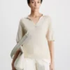 Calvin Klein Pull En Laine Et Lyocell