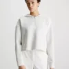 Calvin Klein Sweat-shirt à Capuche Relaxed Zippé En Scuba
