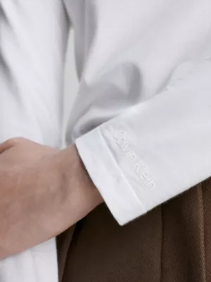 Calvin Klein T-shirt Lisse Ă Manches Longues â Image 4
