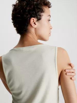 Calvin Klein Débardeur Slim En Crêpe De Jersey – Image 3