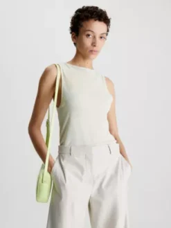 Calvin Klein DĂ©bardeur Slim En CrĂȘpe De Jersey