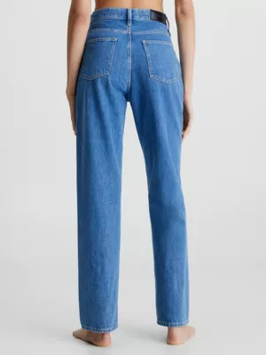 Calvin Klein Jean Straight High Rise Longueur Cheville â Image 2