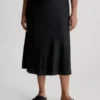 Calvin Klein Jupe Longueur Midi Grande Taille En Crêpe