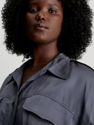 Calvin Klein Robe-chemise Relaxed Grande Taille â Image 3