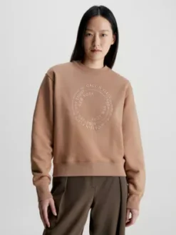 Calvin Klein Sweat-shirt Surdimensionné Avec Logo