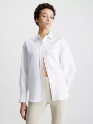 Calvin Klein Chemise Oversize En Lin