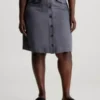 Calvin Klein Jupe Droite Grande Taille Boutonnée