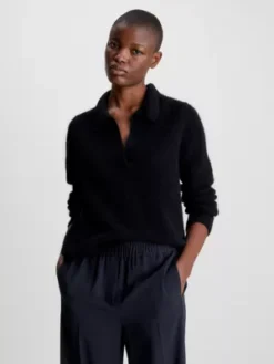 Calvin Klein Pull En Laine Alpaga Mélangée
