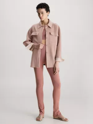 Calvin Klein Chemise Relaxed En Laine – Image 4