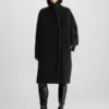 Calvin Klein Manteau Oversize En Laine Bouclée
