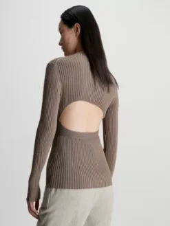 Calvin Klein Pull Slim CÎtelé Ajouré
