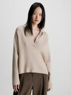 Calvin Klein Polo Relaxed à Col Roulé