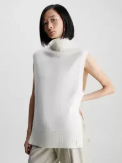 Calvin Klein Veste Sans Manches Relaxed Avec Ouverture Sur Le Côté