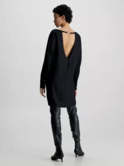 Calvin Klein Robe-tube Ajourée Dans Le Dos