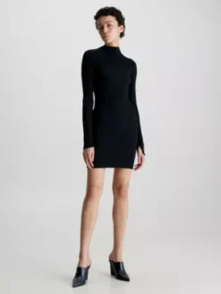 Calvin Klein Mini-robe Slim Côtelée