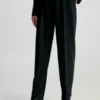 Calvin Klein Pantalon Droit Structuré En Sergé