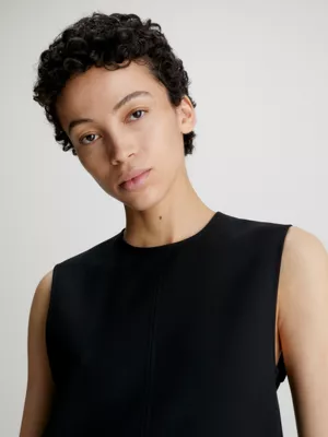 Calvin Klein Robe-chemise Relaxed Sans Manches â Image 5