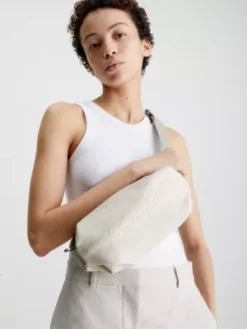 Calvin Klein Sac Banane Unisexe En Toile Tencel