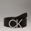 Calvin Klein Ceinture En Cuir Avec Logo