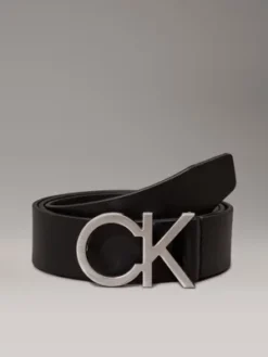 Calvin Klein Ceinture En Cuir Avec Logo