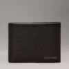 Calvin Klein Portefeuille 2 Volets En Cuir Anti-RFID