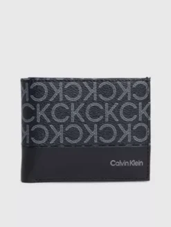 Calvin Klein Portefeuille 2 Volets Anti-RFID Avec Logo